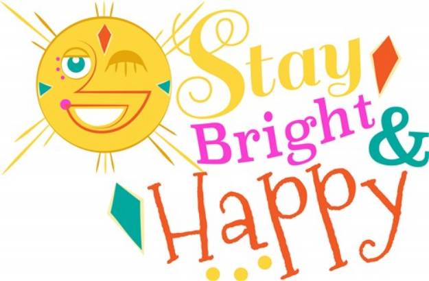 Picture of Bright & Happy SVG File