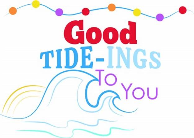 Picture of Good Tide-Ings To You SVG File