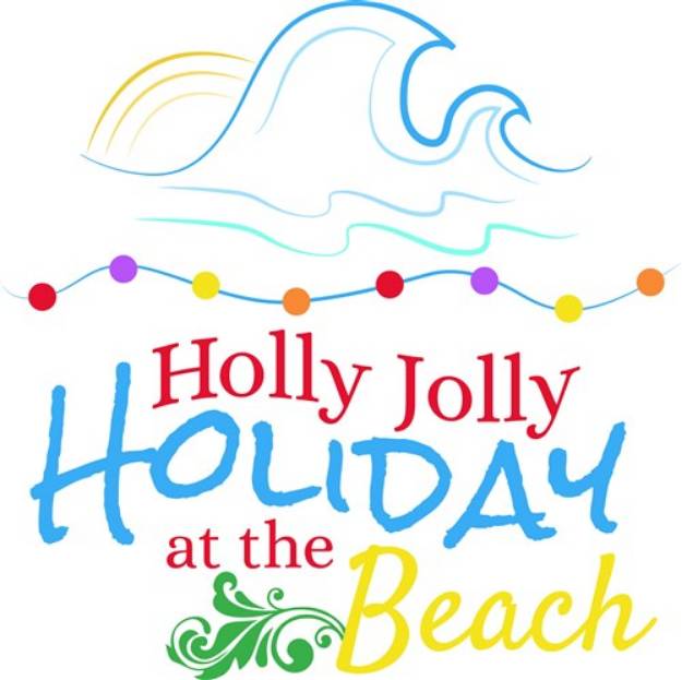 Picture of Holiday At The Beach SVG File