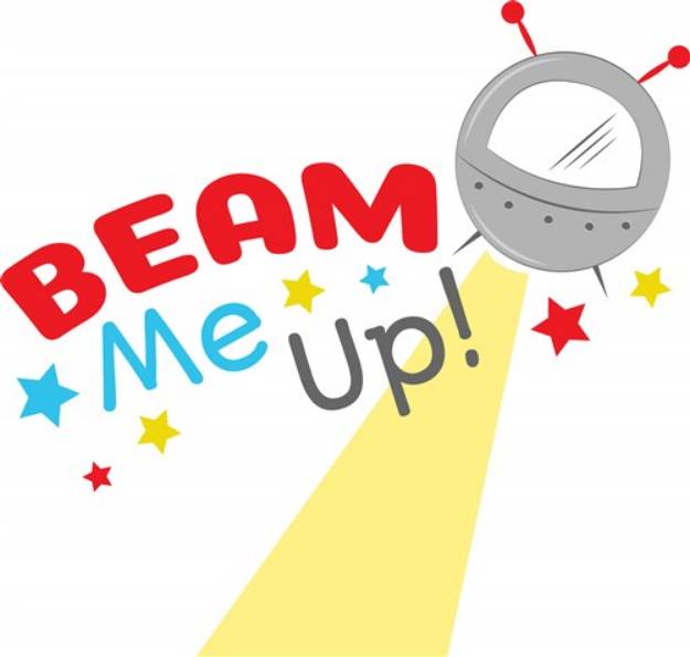 Picture of Beam Me Up! SVG File