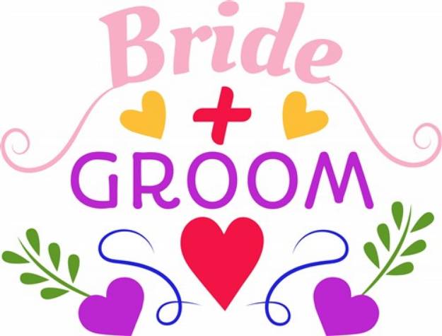 Picture of Bride & Groom SVG File