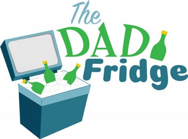 Picture of The Dad Fridge SVG File