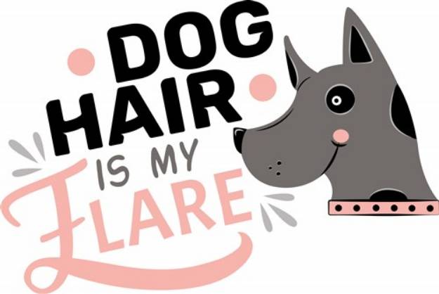 Picture of Dog Hair SVG File