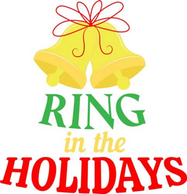 Picture of Ring In The Holidays SVG File