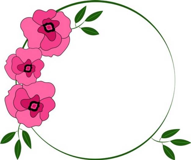 Picture of Floral Wreath SVG File