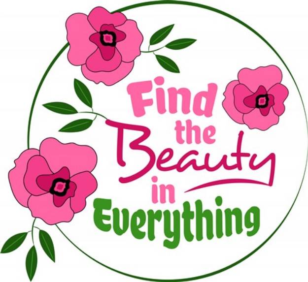 Picture of Find The Beauty SVG File