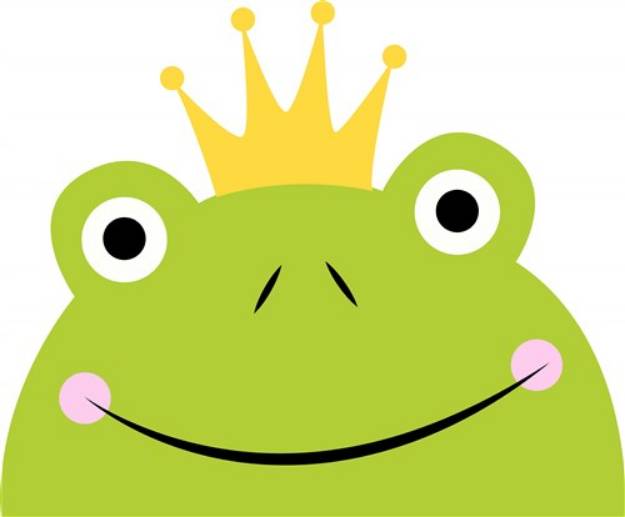 Picture of Frog Prince SVG File