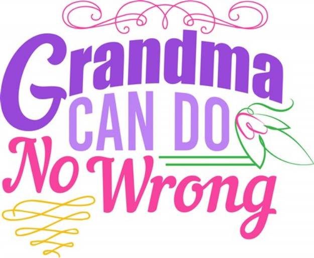 Picture of Grandma No Wrong SVG File