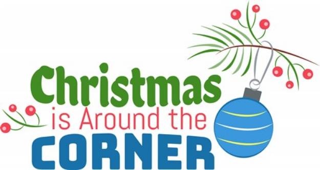 Picture of Christmas Is Around The Corner SVG File