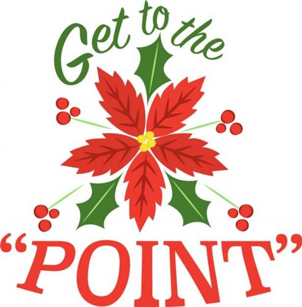 Picture of Get To The Point SVG File