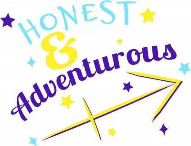 Picture of Honest & Adventures Sagittarius SVG File