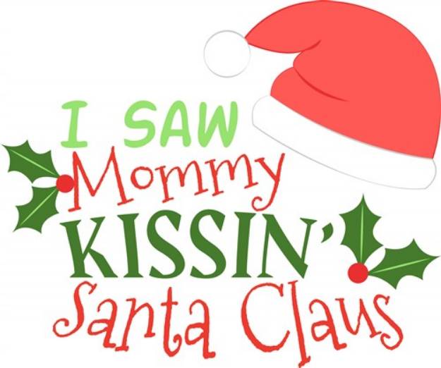 Picture of Kissin Santa Claus SVG File
