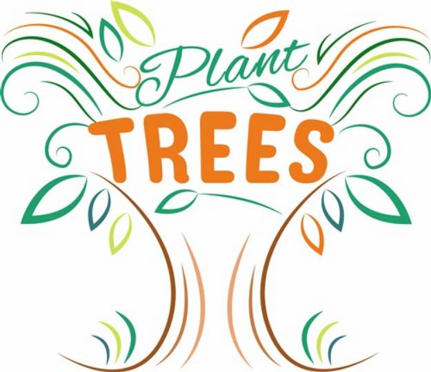 Picture of Plant Trees SVG File