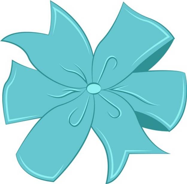 Picture of Blue Bow SVG File