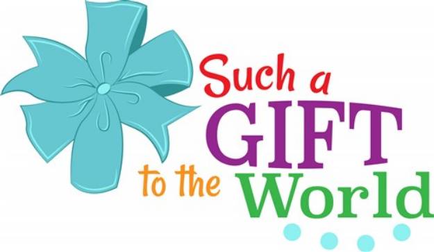 Picture of Gift To The World SVG File