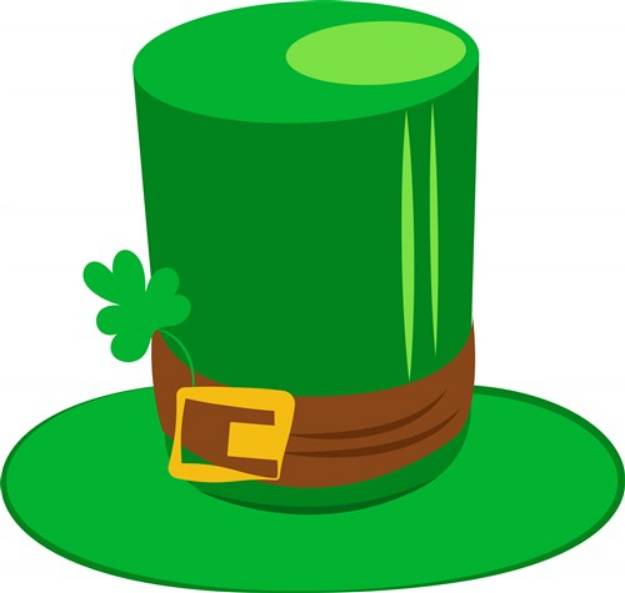 Picture of St. Patricks Day Top Hat SVG File