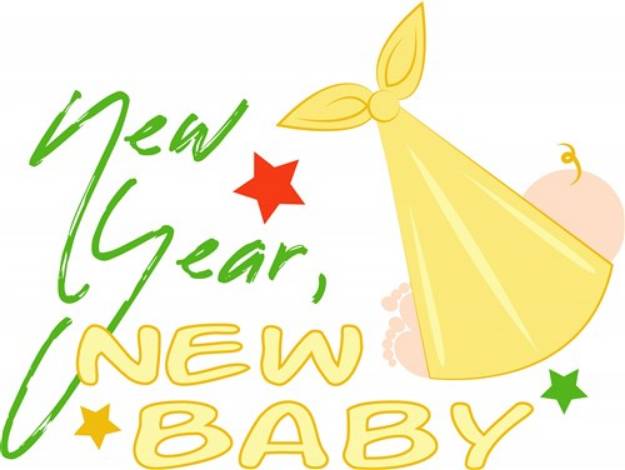 Picture of New Year, New Baby SVG File