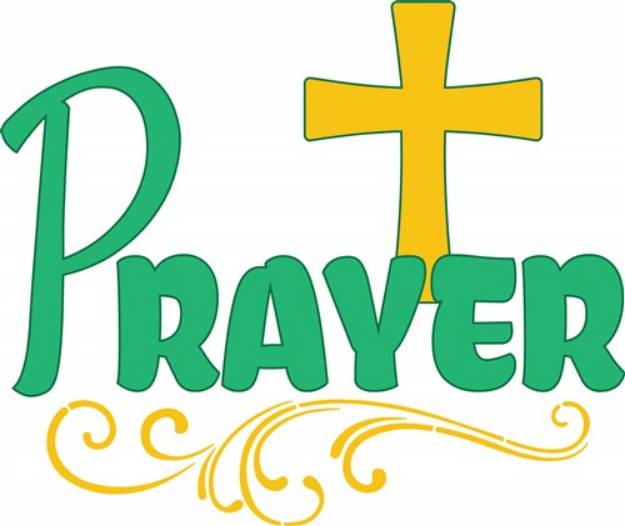 Picture of Prayer & Cross SVG File