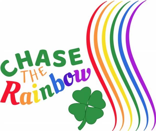 Picture of Chase The Rainbow SVG File