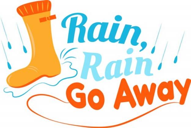 Picture of Rain, Rain Go Away SVG File