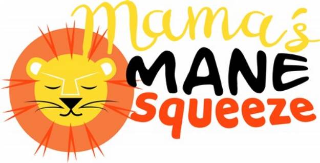 Picture of Mamas Mane Squeeze SVG File