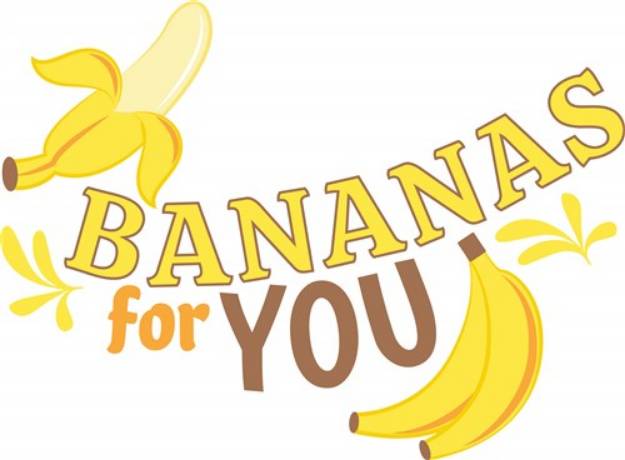 Picture of Bananas For You SVG File