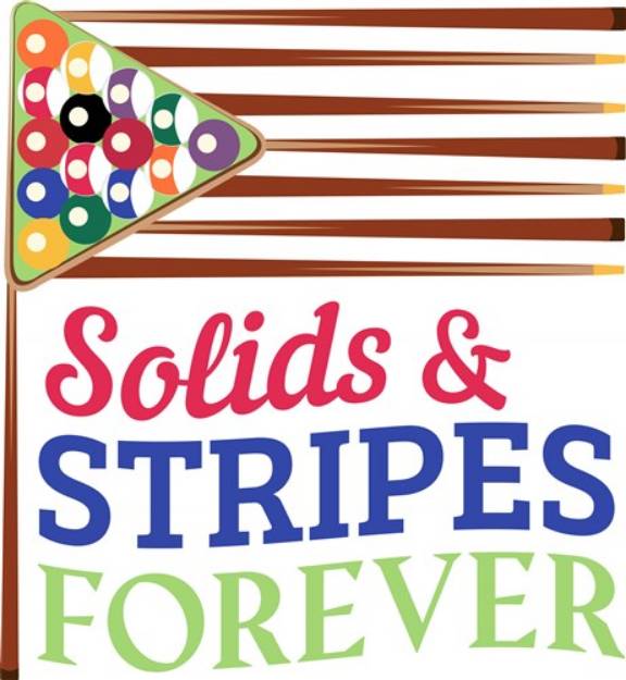 Picture of Solids & Stripes Forever SVG File