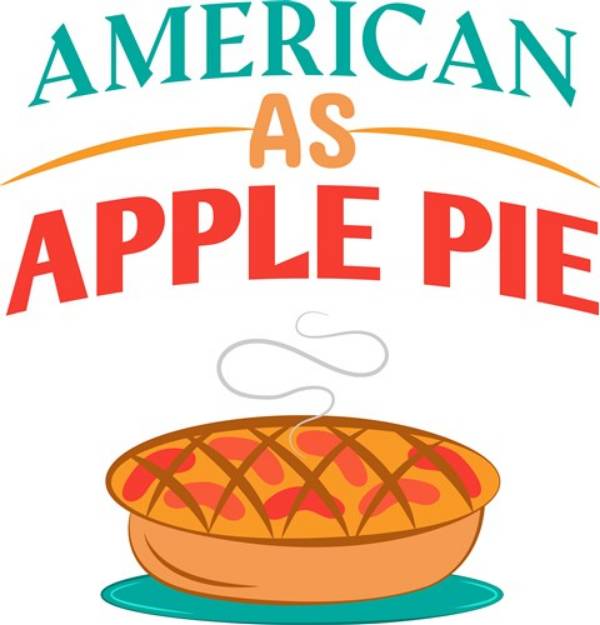 Picture of American Apple Pie SVG File