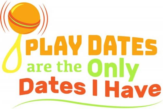 Picture of Play Dates SVG File