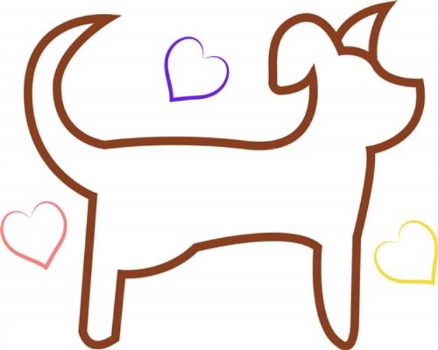 Picture of Dog Outline