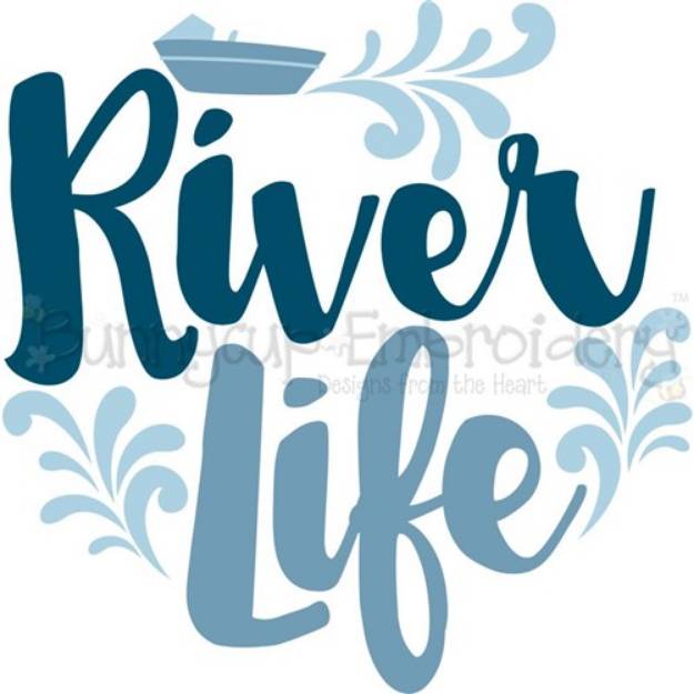 Picture of River Life SVG File