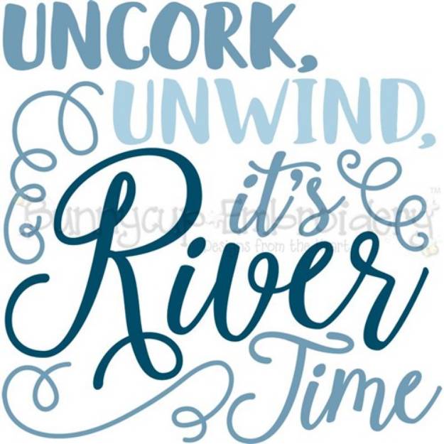 Picture of Its River Time SVG File