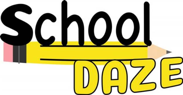 Picture of School Daze SVG File