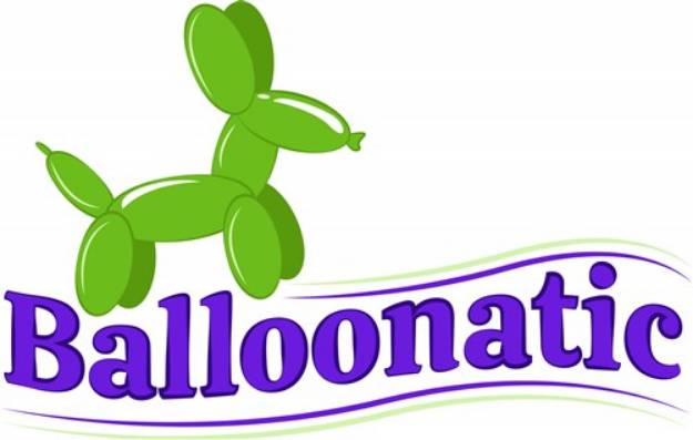 Picture of Balloonatic Dog Balloon SVG File