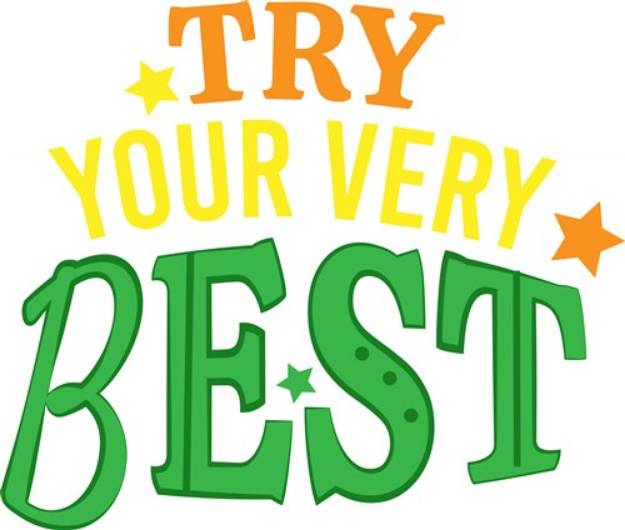 Picture of Try Your Very Best
