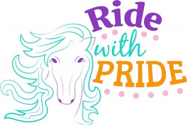 Picture of Ride With Pride SVG File