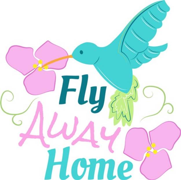 Picture of Fly Away Home SVG File