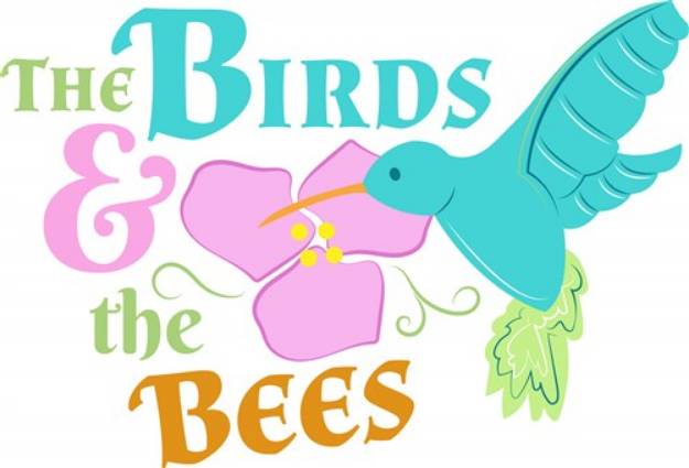 Picture of Birds & The Bees SVG File
