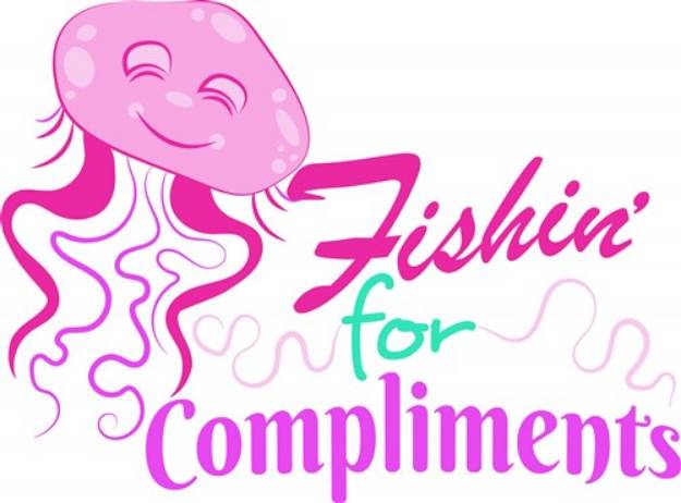 Picture of Fishin For Compliments SVG File