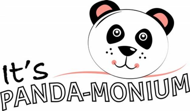 Picture of Its Panda-Monium SVG File