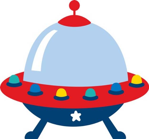 Picture of Spaceship SVG File