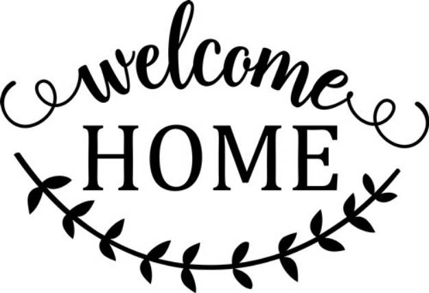 Picture of Welcome Home SVG File