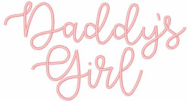 Picture of Daddys Girl Machine Embroidery Design