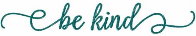 Picture of Be Kind Machine Embroidery Design