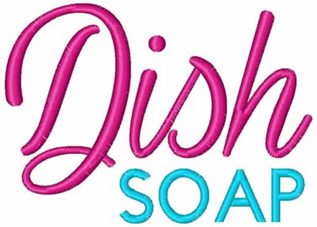 Picture of Dish Soap Machine Embroidery Design