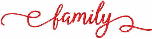 Family Machine Embroidery Design