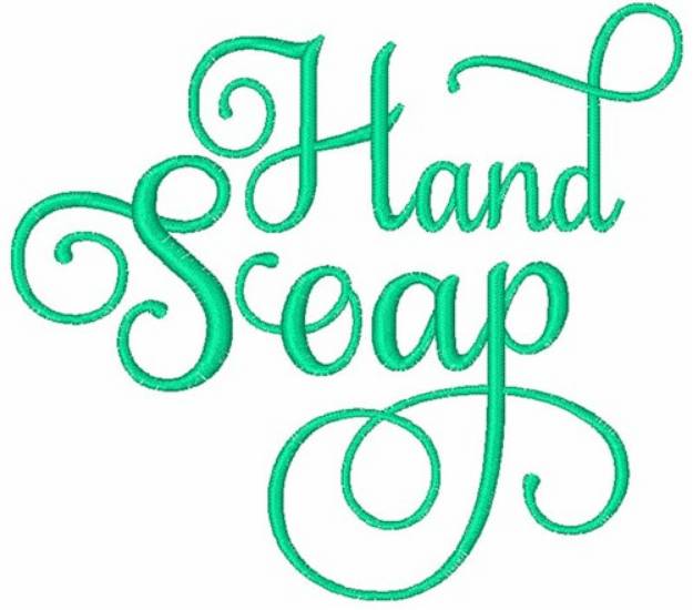 Picture of Hand Soap Machine Embroidery Design