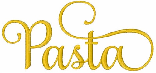 Pasta Machine Embroidery Design