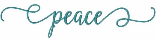 Picture of Peace Machine Embroidery Design