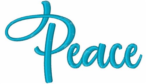 Peace Machine Embroidery Design